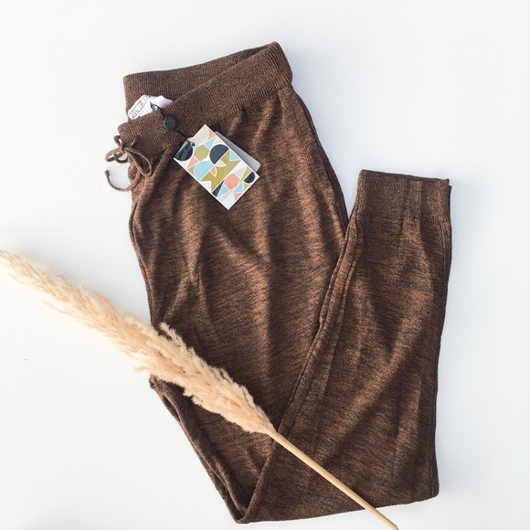 House of Dagmar Metallic Joggers- Copper, XS - Picture 1 of 8